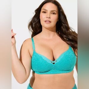 Torrid | Dream Wire-Free Push-Up Bra | 46C